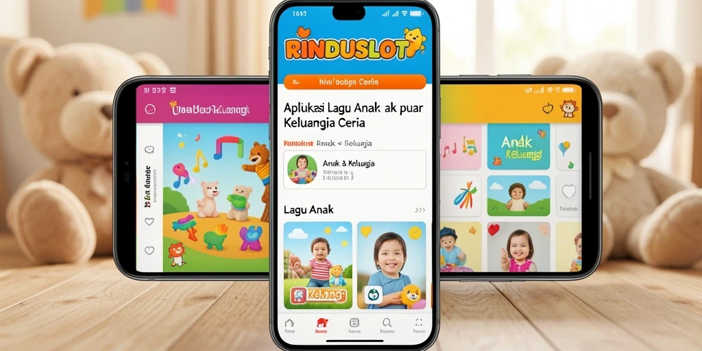 Antarmuka RINDUSLOT yang menarik dan interaktif untuk lagu anak.