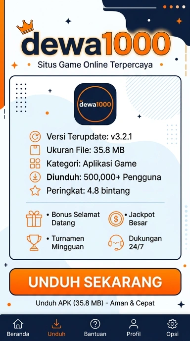 Tampilan halaman APK dewa1000